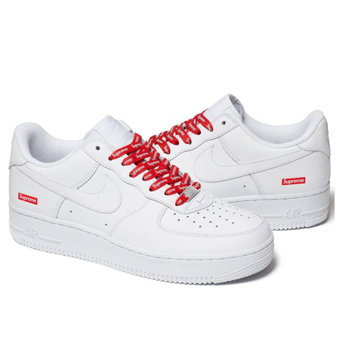 Nike Air Force 1 Supreme - White alternate